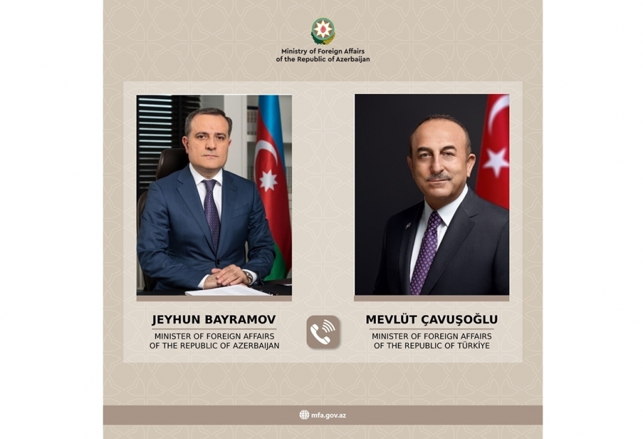 Jeyhun Bayramov und Mevlud Cavusoglu erörtern Verhandlungen über Friedensabkommen zwischen Aserbaidschan und Armenien

