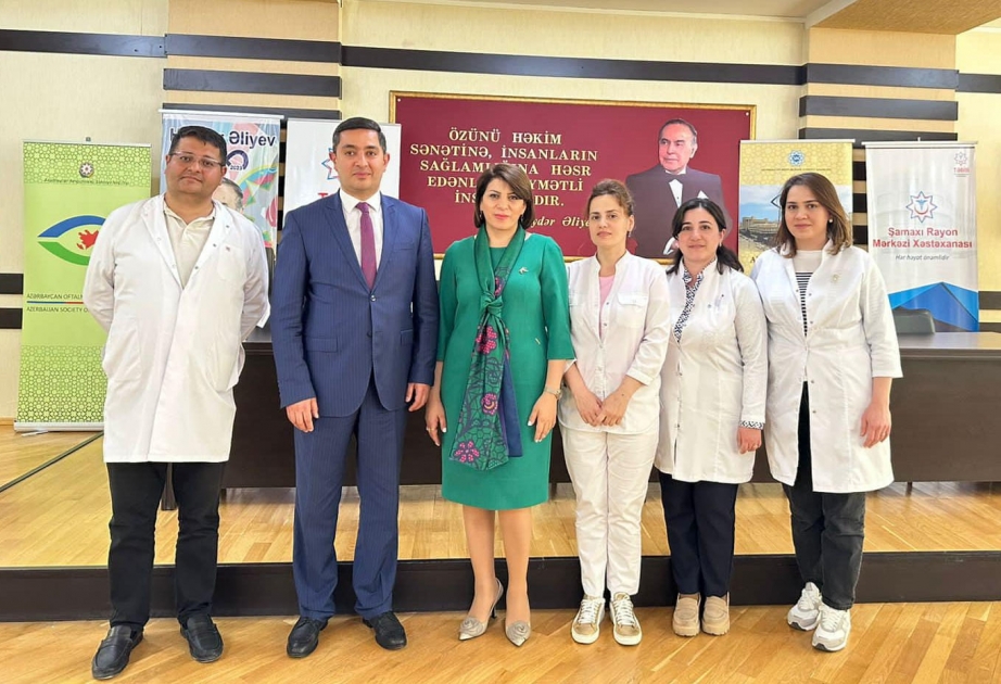 Şamaxıda oftalmoloji aksiya və konfrans keçirilib