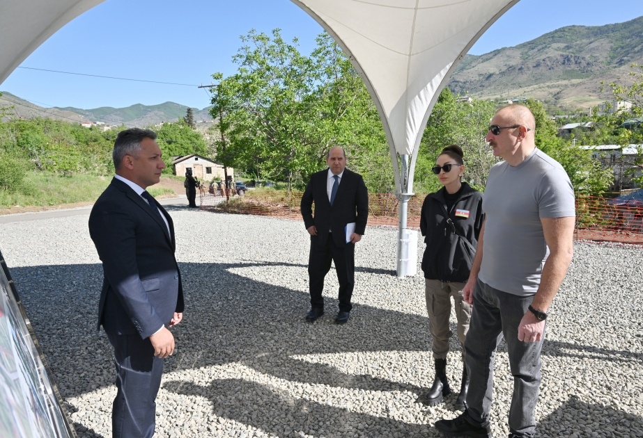 Foundation stone was laid for the first residential quarter in Hadrut VIDEO