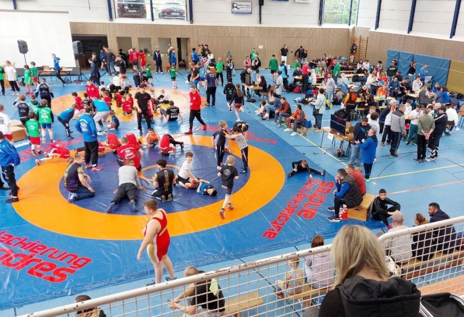 Young Azerbaijani wrestlers claim two medals in Germany