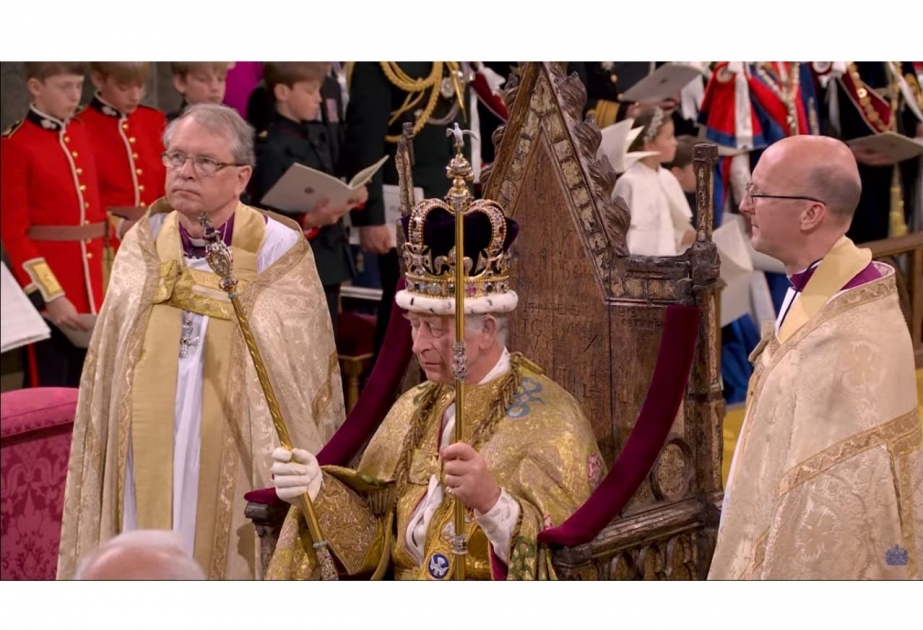 Britain`s King Charles III crowned at Westminster Abbey in London