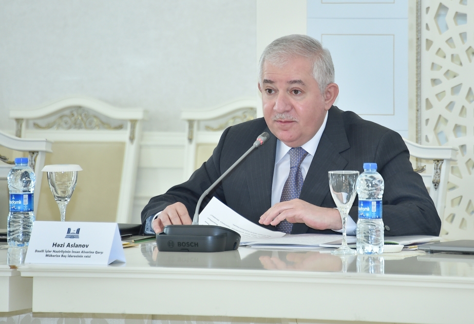 Həzi Aslanov: İnsan alveri cinayətlərinin qurbanı olmuş şəxslər üçün 106 min manat vəsait ayrılıb