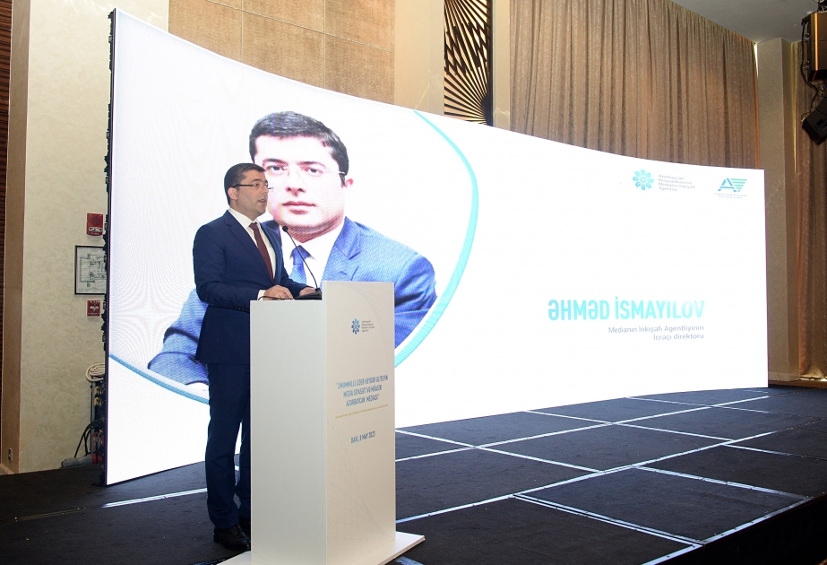 "Ümummilli Lider Heydər Əliyevin media siyasəti və müasir Azərbaycan mediası” mövzusunda konfrans təşkil olunub VİDEO