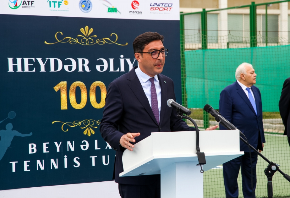 Bakıda Ulu Öndərin 100 illiyinə həsr edilən Avropa tennis turnirinin açılış mərasimi olub