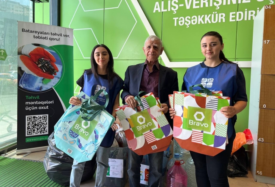 Aksiya zamanı vətəndaşlar ümumi tutumu 323 litr olan plastik tullantı təhvil veriblər
