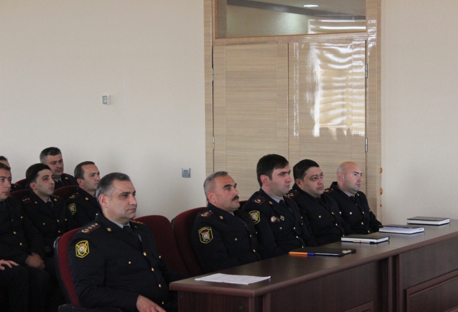 Beyləqan Rayon Polis Şöbəsində Ulu Öndər Heydər Əliyevin xatirəsi anılıb