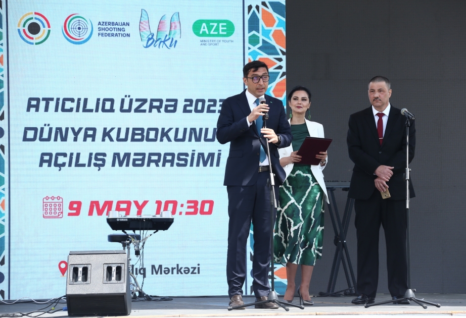Bakıda Ulu Öndərin 100 illiyinə həsr olunmuş atıcılıq üzrə dünya kuboku yarışının açılış mərasimi olub