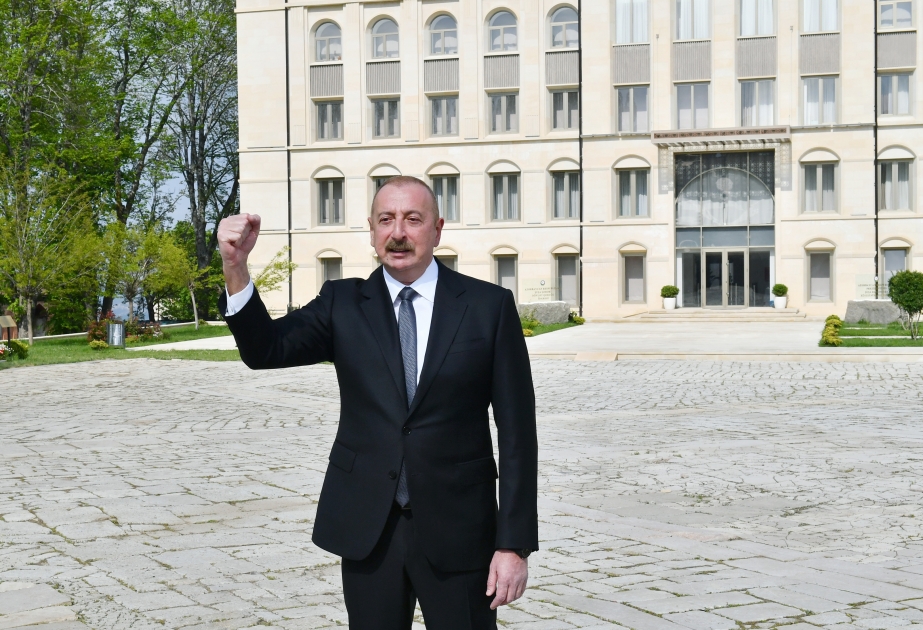 Prezident: Gördüyümüz bütün işlərin təməlində milli-mənəvi dəyərlərimizə bağlılıq dayanır