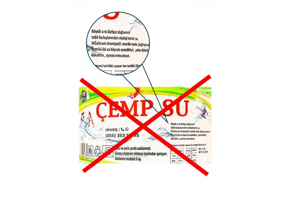 “ÇEMP Su” su emalı müəssisəsinin fəaliyyəti məhdudlaşdırılıb