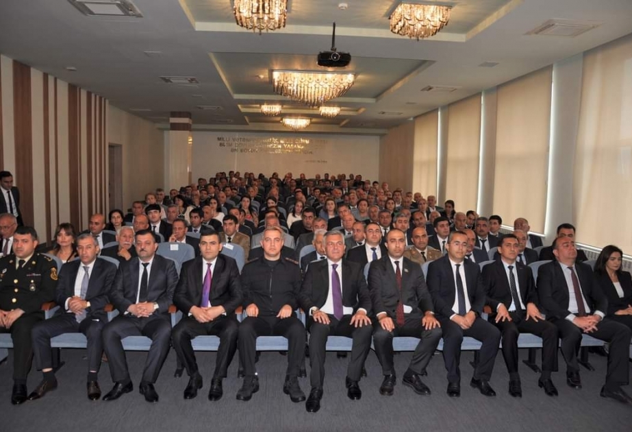 Biləsuvarda Ulu Öndərin anadan olmasının 100 illik yubileyi təntənəli şəkildə qeyd edilib
