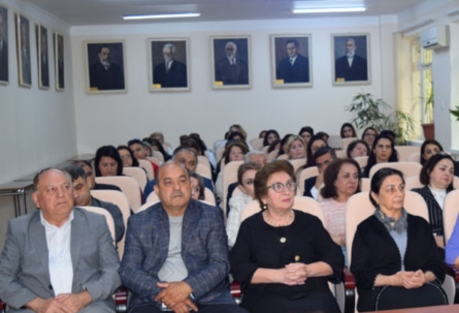 Botanika İnstitutunda Ulu Öndərin yubileyinə həsr edilmiş tədbir keçirilib