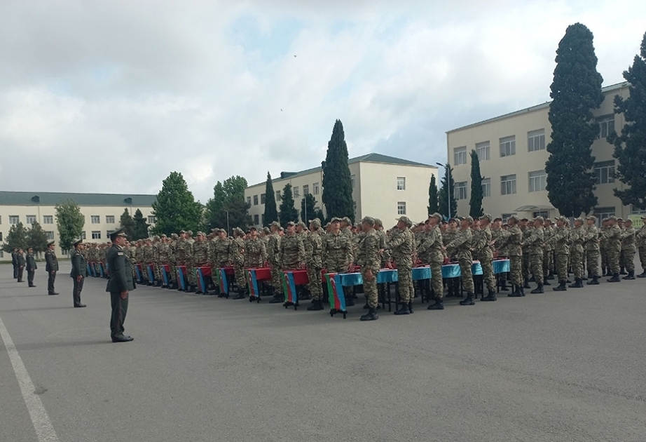 В Азербайджанской армии состоялись церемонии принятия присяги