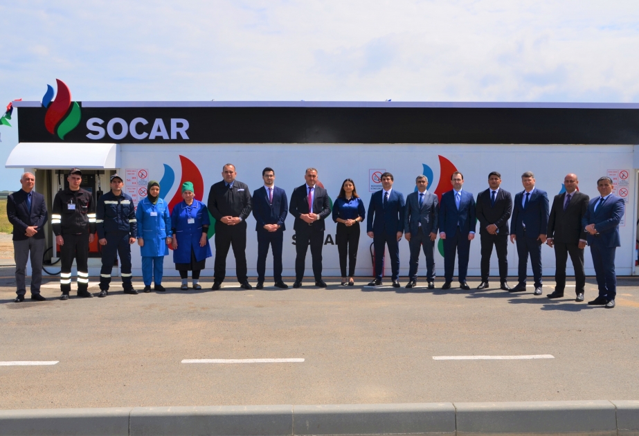 Nardaranda “SOCAR”ın modul tipli yanacaqdoldurma stansiyası istifadəyə verilib