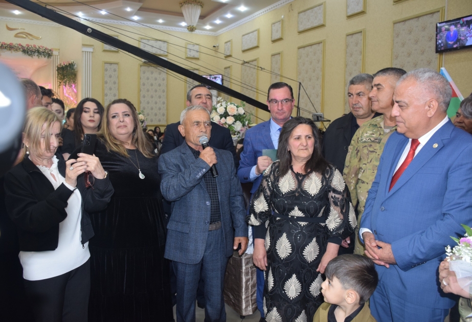 Qubada toyu olan Vətən müharibəsi qazisi üçün yeni evin təməli qoyulub