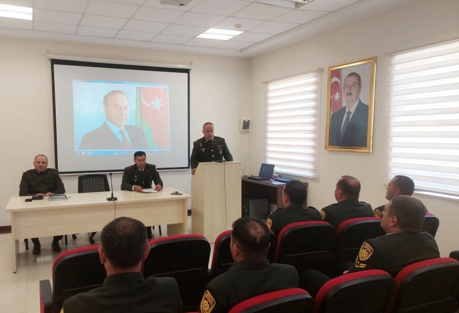 Strateji Obyektlərin Mühafizəsi Dövlət Agentliyinin regional idarələrində Heydər Əliyevin 100 illiyi qeyd olunub