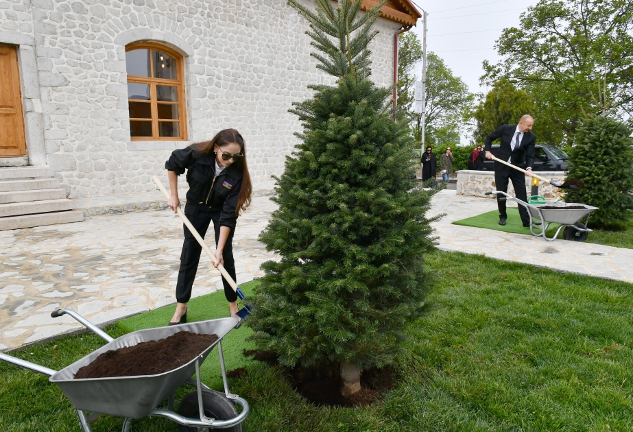 Saatli Mosque opened in Shusha after restoration work carried out by Heydar Aliyev Foundation VIDEO