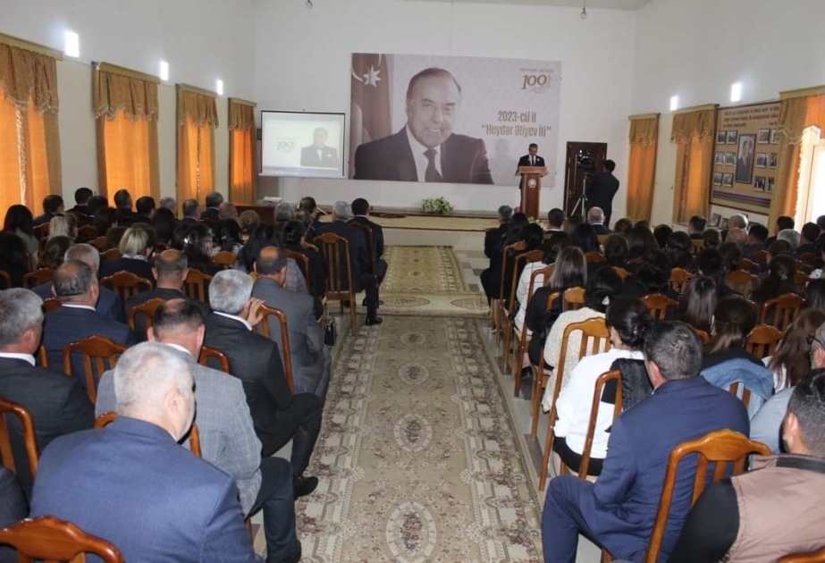 Xocavəndlilər Ulu Öndər Heydər Əliyevə ümumxalq məhəbbətini nümayiş etdiriblər