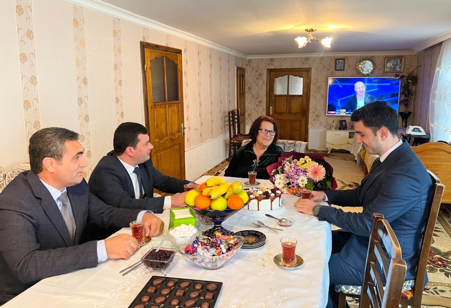İmişlidə səyyar sosial-məişət xidməti göstərilən Bəsti Səfərova evdə ziyarət edilib