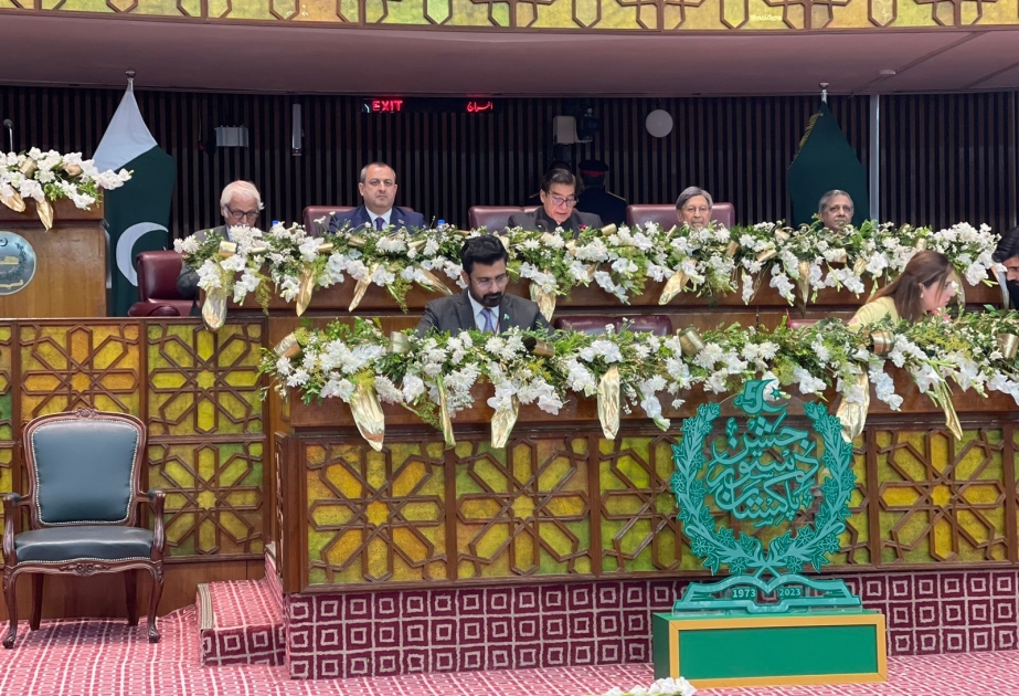 Adil Əliyev Pakistan parlamentində azərbaycanlı keçmiş məcburi köçkünlərin pozulmuş hüquqlarından danışıb