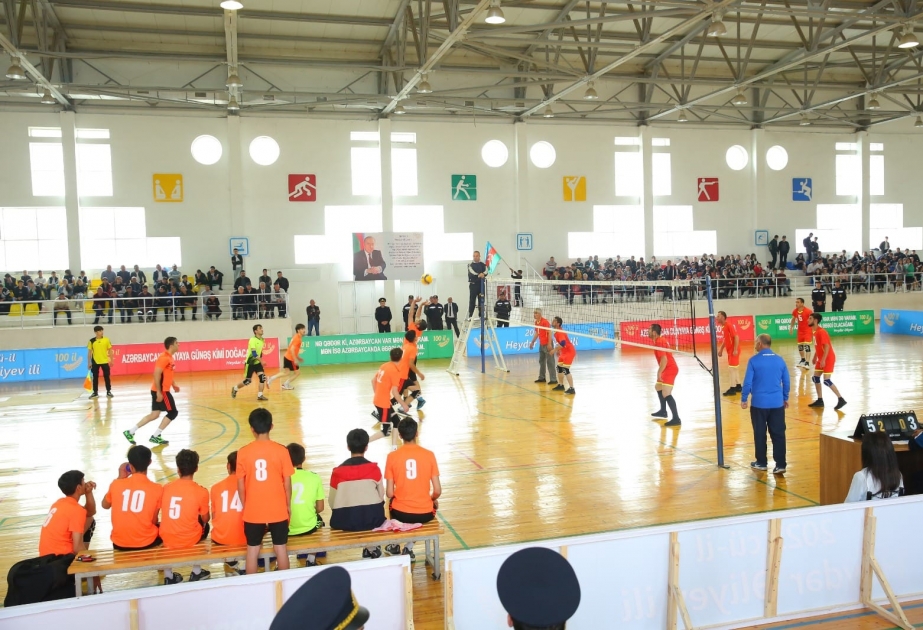 Oğuzda Ulu Öndərə həsr olunan voleybol birinciliyinin qalibləri müəyyənləşib