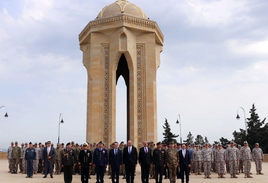 Visit of Turkish National Defense University`s delegation to Azerbaijan continues