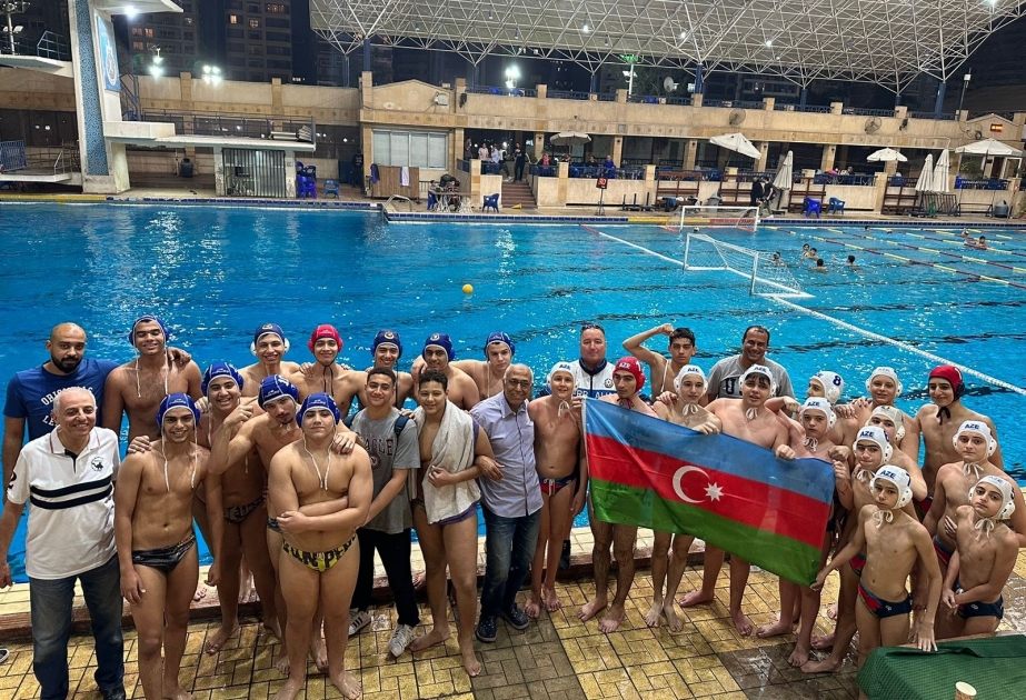 Young Azerbaijani water polo athletes claim two medals at international tournament in Cairo