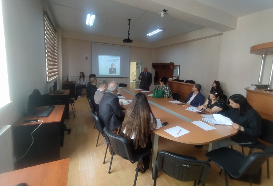 ATMU-da turizm sahəsində dərs vəsaitlərinin tərtib edilməsinə dair seminar