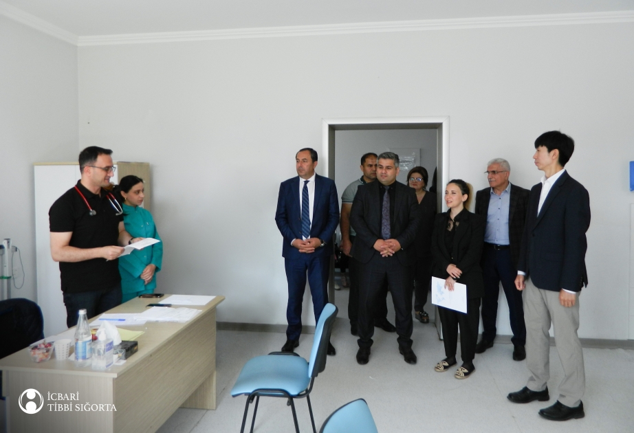 Bakıdan dəvət olunmuş ixtisaslı həkimlər Lənkəranda uşaqları tibbi müayinədən keçiriblər