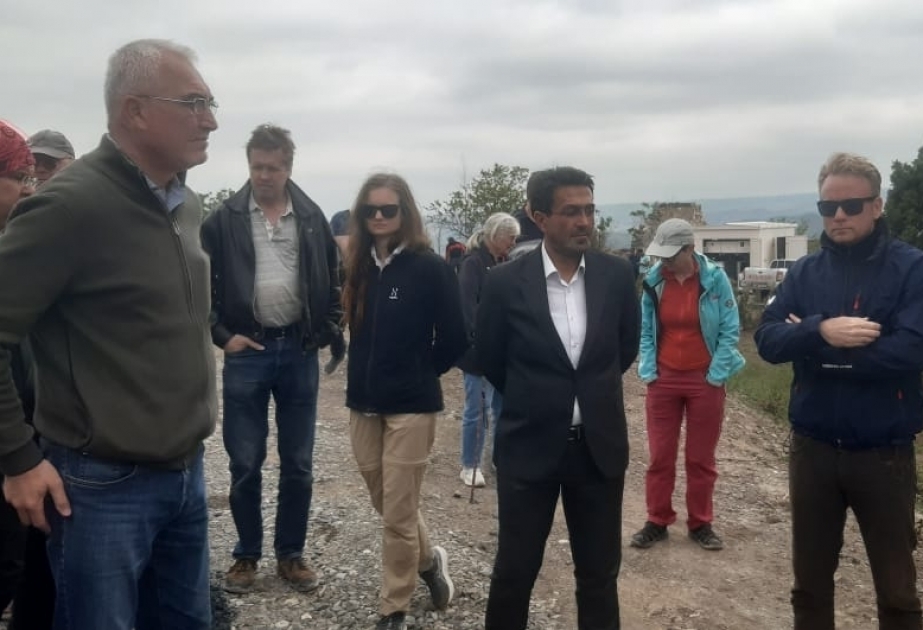 Swedish travelers deeply impressed by reconstruction and restoration works underway in Lachin