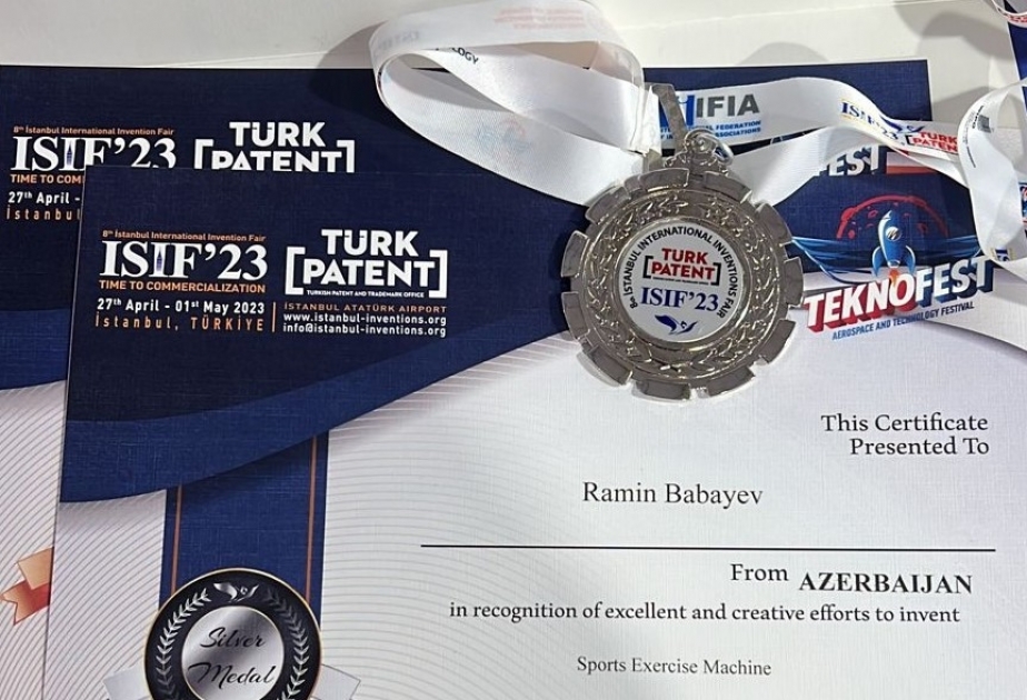 FHN-in əməkdaşı “TEKNOFEST” festivalı çərçivəsində keçirilən sərgidə gümüş medal qazanıb