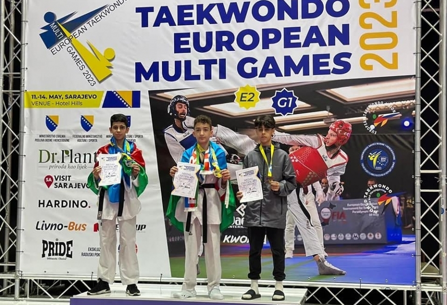 Des taekwondokas azerbaïdjanais remportent 6 médailles aux European Multi Games