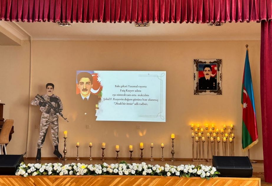Şəhid Faiq Rzayevə həsr olunmuş tədbir: “Əbədi bir ömür”