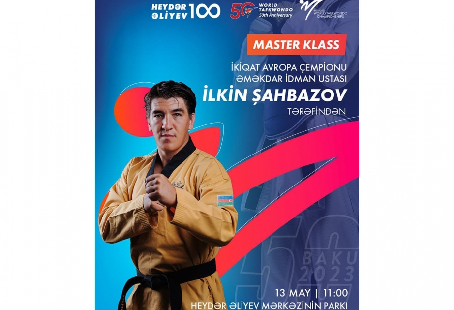 Bakıda taekvondo üzrə ustad dərsi təşkil olunub