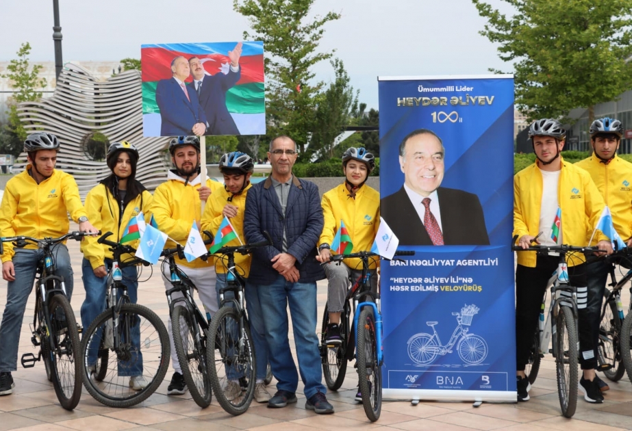 BNA “Heydər Əliyev İli” çərçivəsində veloyürüş keçirib