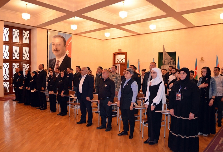 Vətən müharibəsi şəhidinin xatirəsinə həsr olunan anım mərasimi keçirilib VİDEO