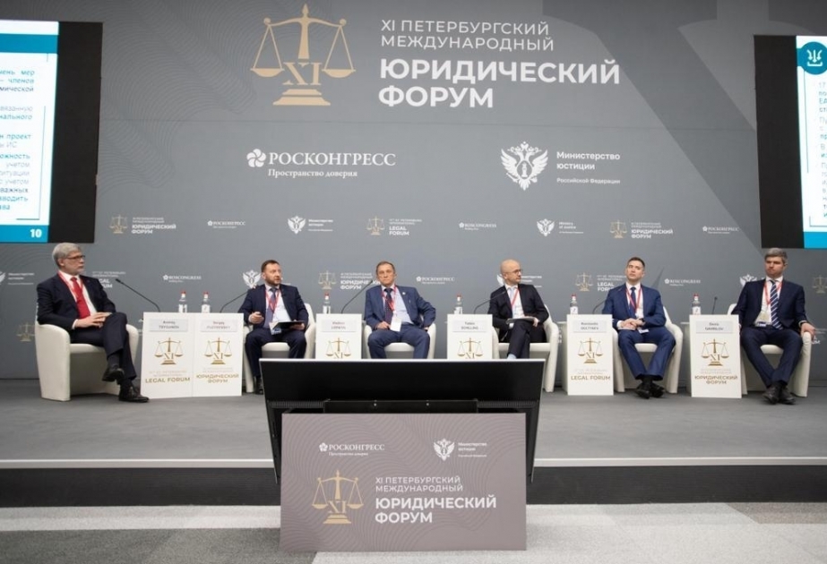 Azerbaijani delegation attends 11th St. Petersburg International Legal Forum
