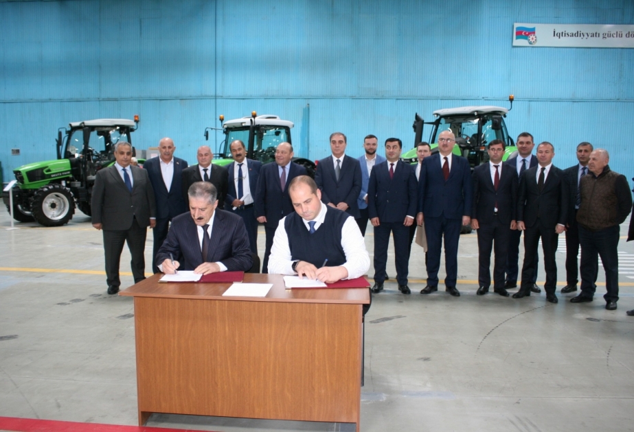 Gəncədə alman traktorları yığılacaq