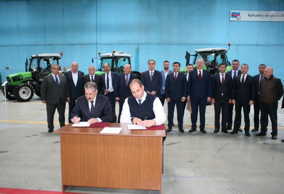 Los tractores alemanes se ensamblarán en Ganja