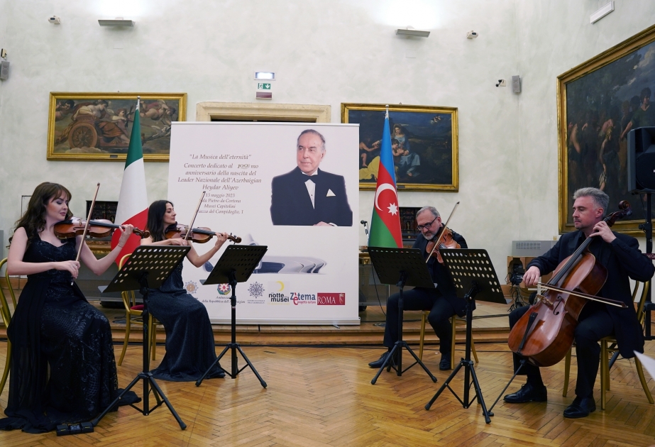 Un concert intitulé « Une musique d’éternité » consacré au 100e anniversaire du Leader national Heydar Aliyev à Rome
