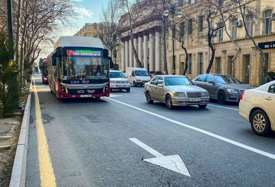 Paytaxtın müxtəlif ərazilərində 158 avtobusun hərəkət intervalında gecikmələr var