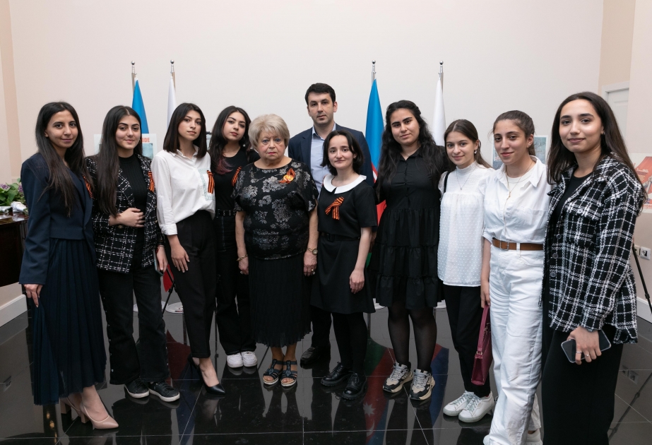 Bakıdakı Rus evində İkinci Dünya müharibəsi qəhrəmanları barədə mühazirə oxunub
