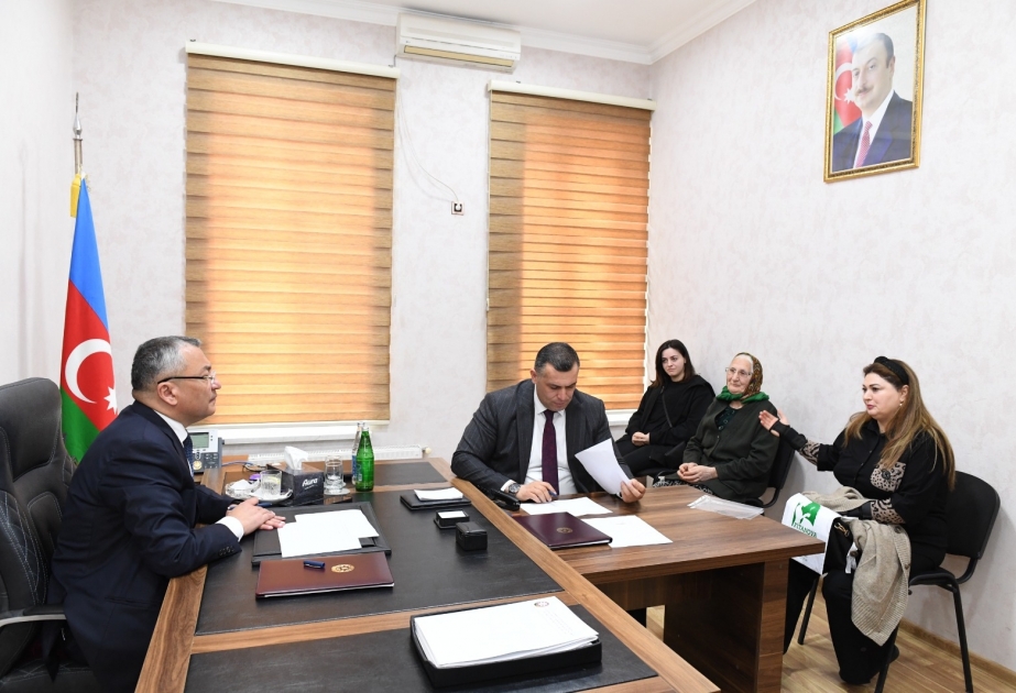 Dövlət Komitəsində keçmiş məcburi köçkünlərin müraciətləri dinlənilib