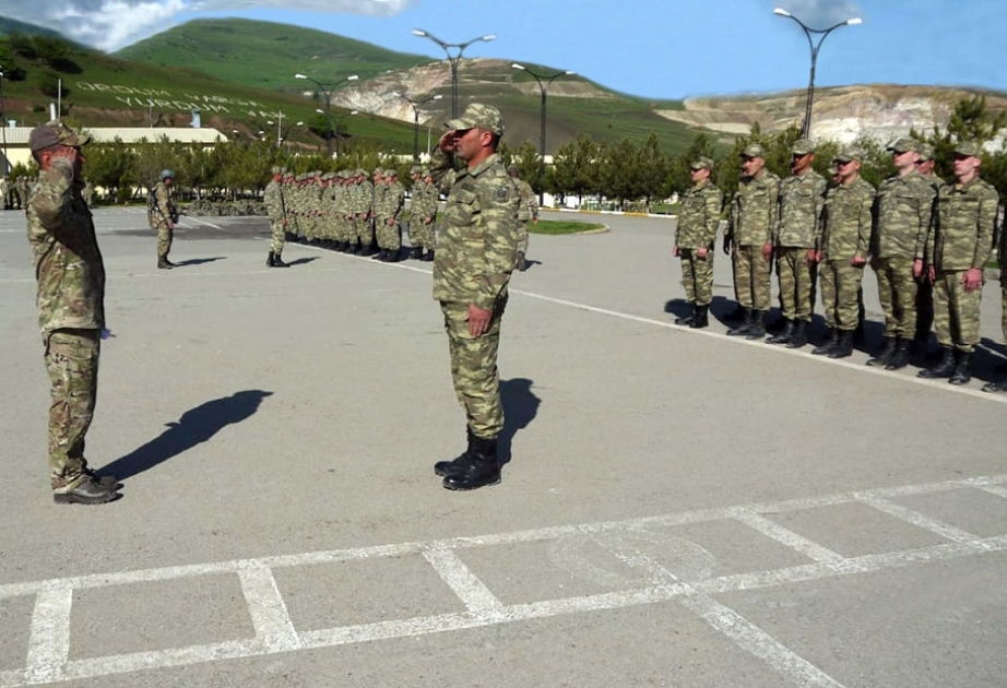 Hərbi vəzifəlilərin növbəti təlim toplanışı keçirilir