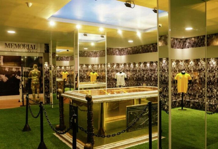 Pelé’s mausoleum in Brazil opens to public