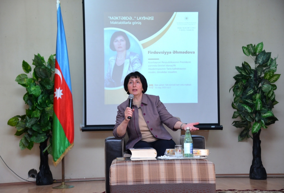 Tanınmış tarixçi “Məktəbdə...” layihəsində