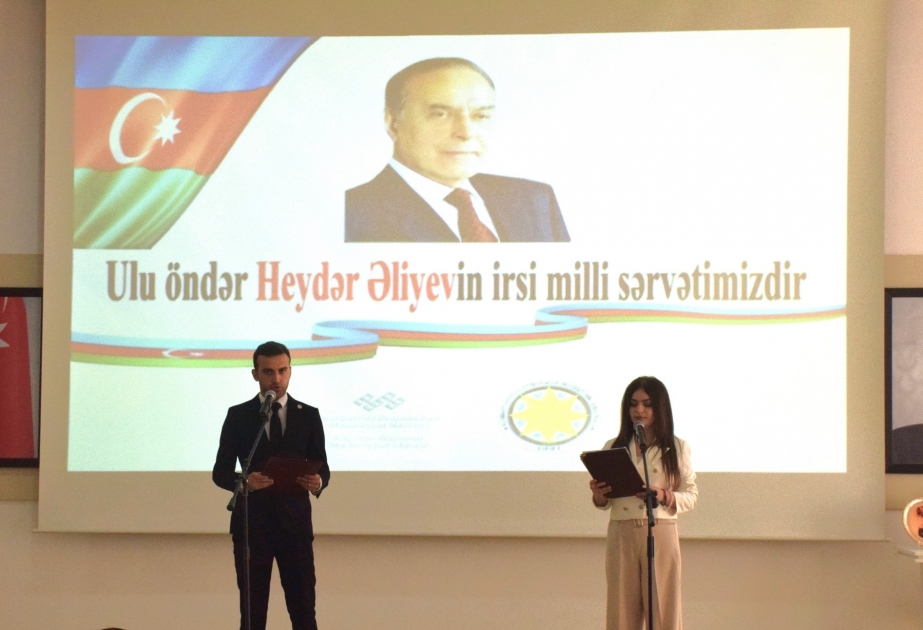 Ulu Öndər Heydər Əliyevin irsi milli sərvətimizdir