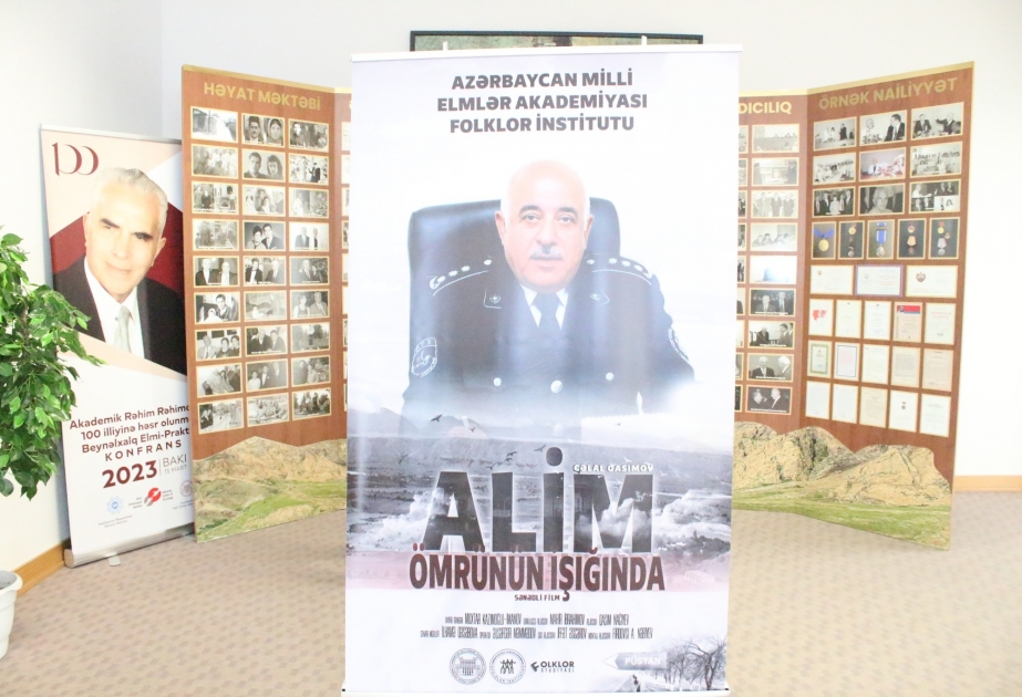 Professor Cəlal Qasımovun xatirəsinə həsr edilmiş filmin təqdimatı olub