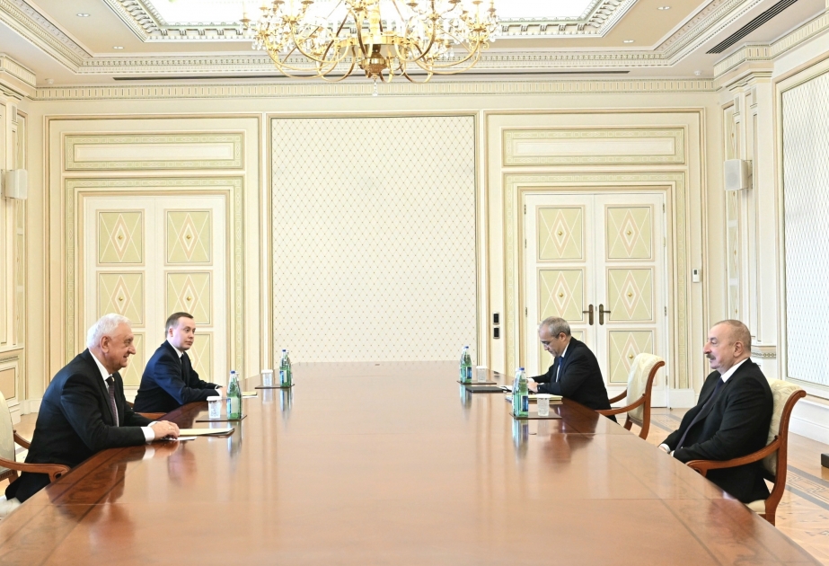 Präsident Ilham Aliyev empfängt Vorsitzenden der Eurasischen Wirtschaftskommission   VIDEO   