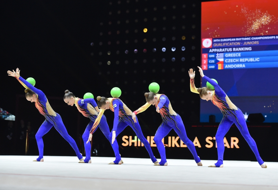 “Bakı-2023”: İsrailli gimnastlar beş top ilə təsnifat yarışlarında birinci pillədə yer alıblar