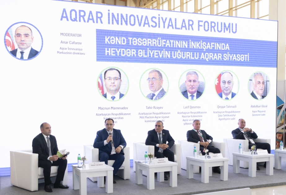 “Caspian Agro 2023”: “Kənd təsərrüfatının inkişafında Heydər Əliyevin uğurlu aqrar siyasəti” mövzusunda panel sessiyası keçirilib
